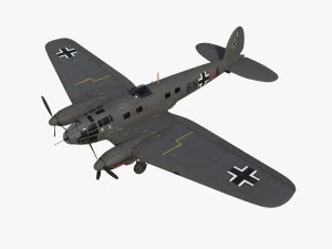 heinkel he 111 - battle of britain collection 3D Model