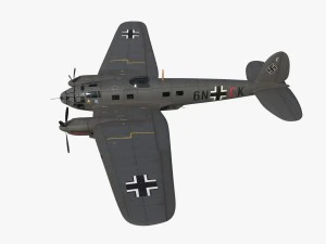 heinkel he 111 - battle of britain collection 3D Model