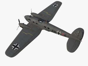 heinkel he 111 - battle of britain collection 3D Model