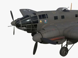 heinkel he 111 - battle of britain collection 3D Model