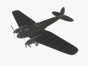 heinkel he 111 - battle of britain collection 3D Model