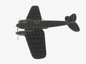 heinkel he 111 - battle of britain collection 3D Model