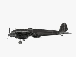 heinkel he 111 - battle of britain collection 3D Model