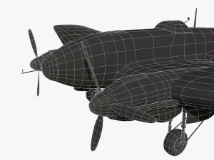 heinkel he 111 - battle of britain collection 3D Model