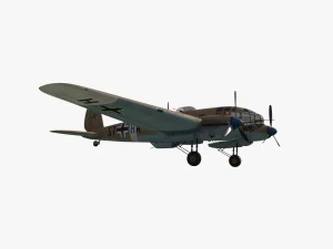 heinkel he 111 s7-ha 3D Model