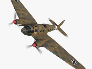 heinkel he 111 1h-fk Model 3D