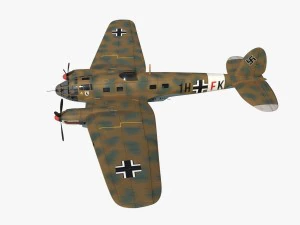 heinkel he 111 1h-fk 3D Model