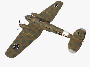 heinkel he 111 1h-fk 3D Model