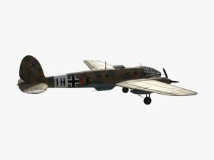 heinkel he 111 1h-fk 3D Model