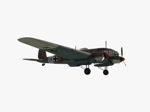 heinkel he 111 1h-fk 3D Model