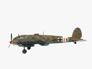 heinkel he 111 1h-fk 3D Model
