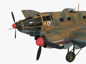 heinkel he 111 1h-fk 3D Model