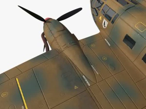 heinkel he 111 1h-fk 3D Model