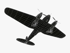 heinkel he 111 1h-fk 3D Model