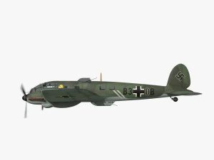 heinkel he 111 b3-db 3D Model