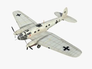 heinkel he 111 l 3D Model