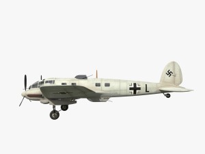 heinkel he 111 l 3D Model