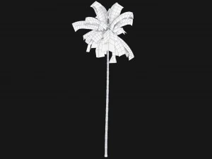 coconut palm trees asset 1 3D Model