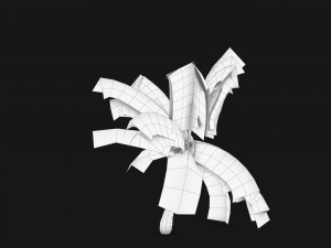 coconut palm trees asset 1 Modèle 3D