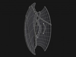 3d bayek shield - fan art model 3D मॉडल