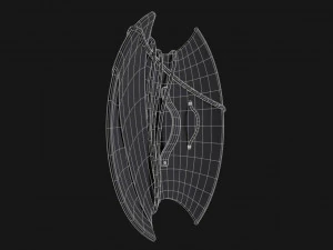 3d bayek shield - fan art model 3D Model