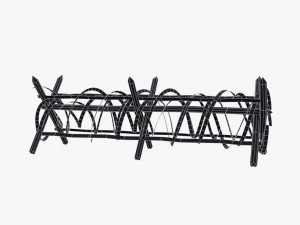 barbed wire fence wwii 3D मॉडल