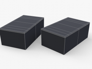 us first aids wooden boxes wwii Modello 3D