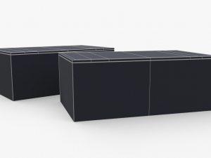 us first aids wooden boxes wwii Modello 3D