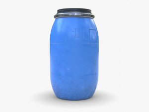 chemical plastic barrel 3Dモデル