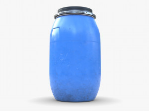 chemical plastic barrel 3Dモデル