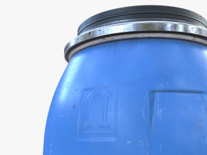 chemical plastic barrel 3Dモデル