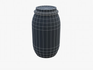 chemical plastic barrel 3Dモデル