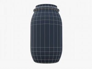 chemical plastic barrel 3Dモデル