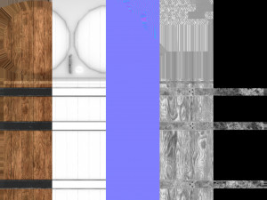 wooden barrels Modèle 3D