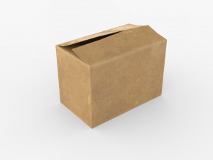 carboard boxes 3D Model