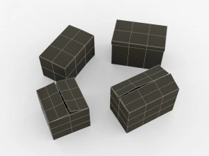 carboard boxes 3D Model