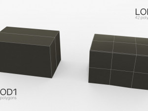 carboard boxes 3D Model