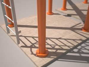cement silo 3D Model