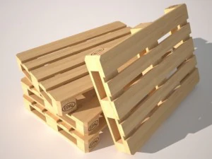 wood palette europe epal 3D Model