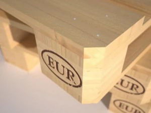 wood palette europe epal 3D Model