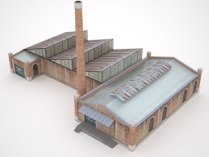 old factory 3D Model