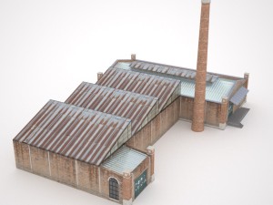 old factory 3D 모델