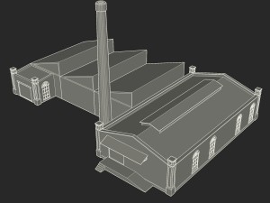 old factory 3D 모델