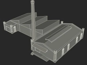 old factory 3D Model
