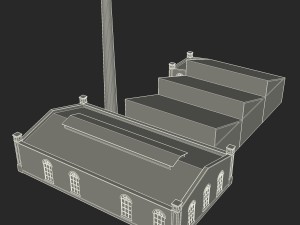old factory 3D 모델