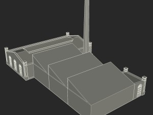 old factory 3D 모델