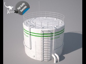bio ethanol tank Modèle 3D