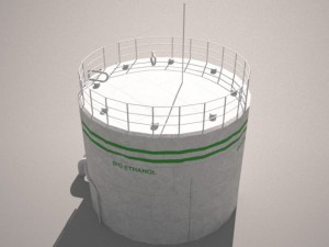 bio ethanol tank 3D मॉडल