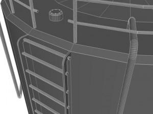 bio ethanol tank 3D मॉडल