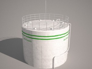 bio ethanol tank 3D मॉडल